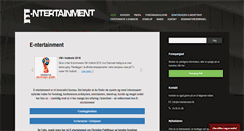 Desktop Screenshot of e-ntertainment.dk