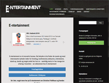 Tablet Screenshot of e-ntertainment.dk